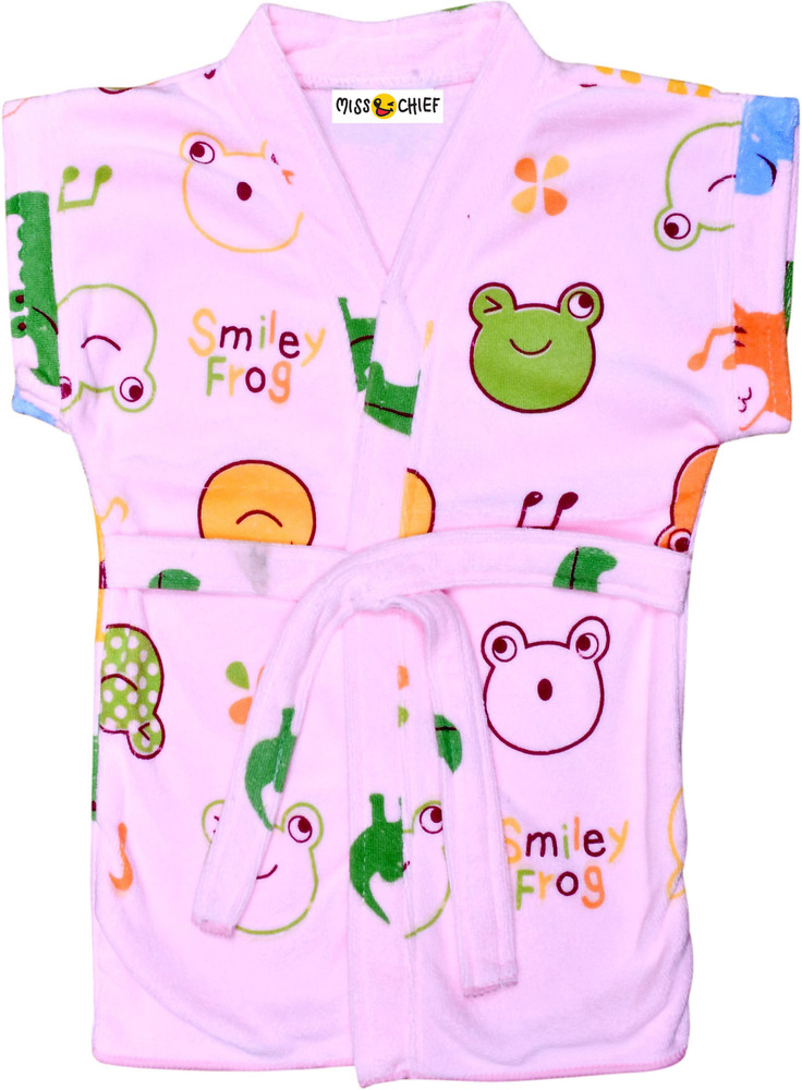 Miss Chief by Flipkart Pink Medium Bath Robe Buy Miss Chief