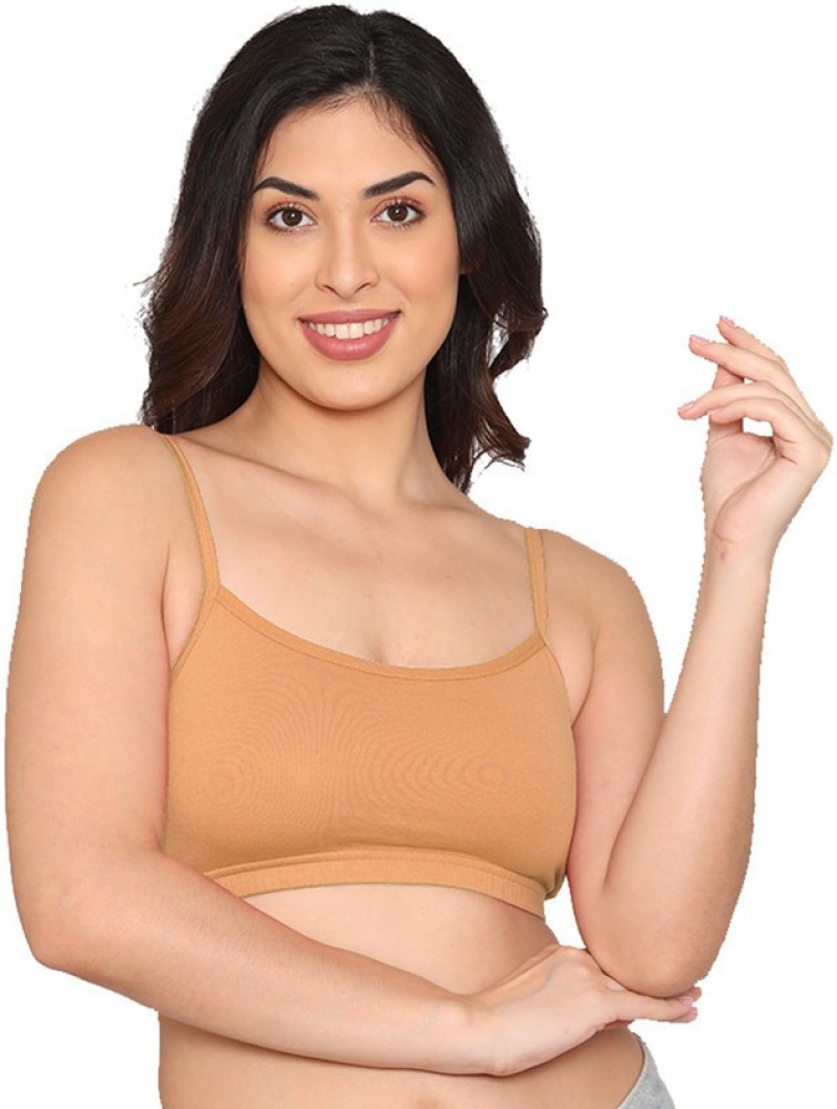 Buy Kalyani Women's Cotton Non-Padded Wire Free Beginners Bra (KAL5033_Red  Camel Black_40B) Online In India At Discounted Prices