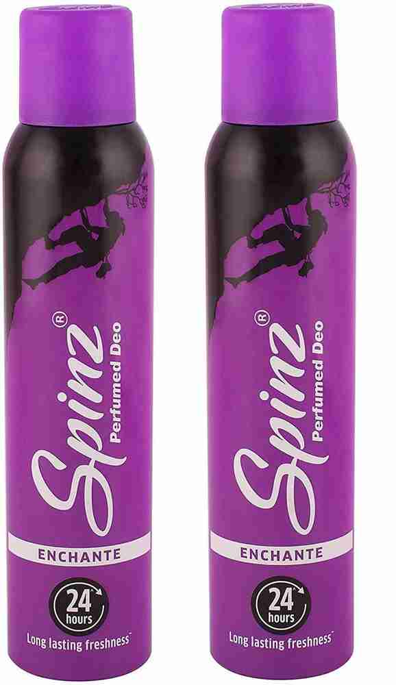 Spinz ENCHANTE PERFUMED DEO EACH 150 ML PACK OF 2 Deodorant Spray For Women
