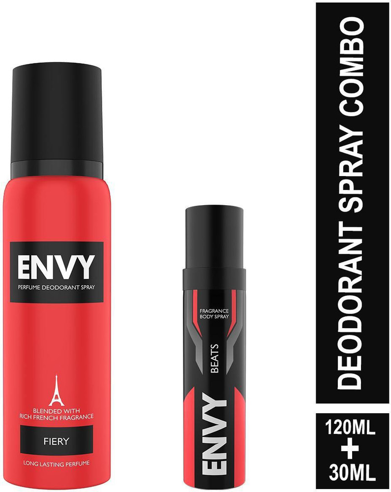 ENVY Fiery 120 ml Beats Nano 30 ml Deodorant Spray Combo Perfume