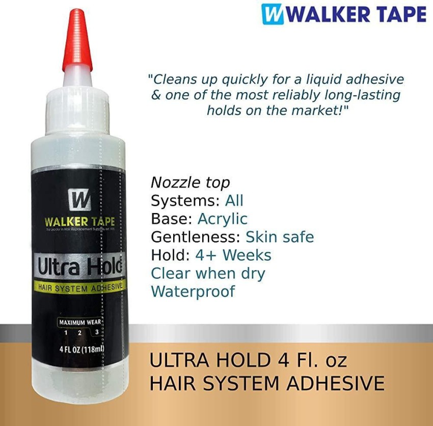 Ultra Hold Adhesive 0.5oz by Walker Tape : : Beauty