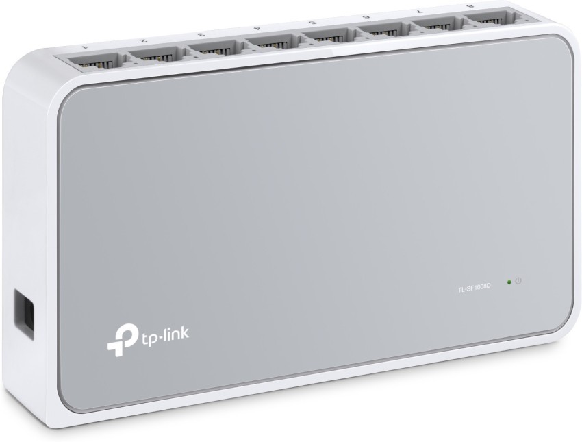 TP-LINK 8 Port Fast Ethernet 10/100Mbps Network Switch Desktop RJ45 -  TL-SF1008D 845973020071