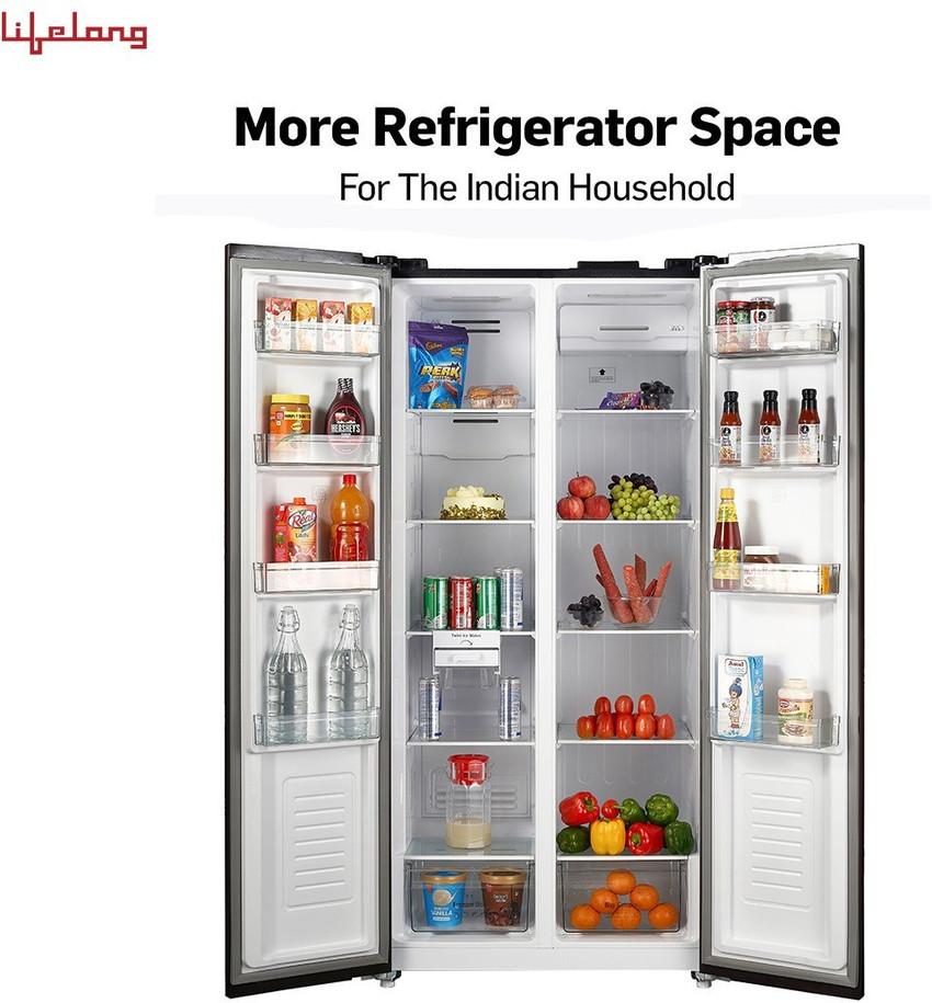 Lifelong side by hot sale side refrigerator