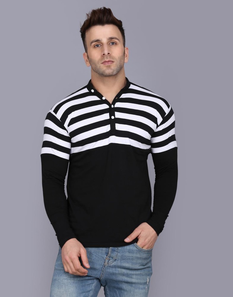 Men Stand Collar Tshirts - Buy Men Stand Collar Tshirts online in India