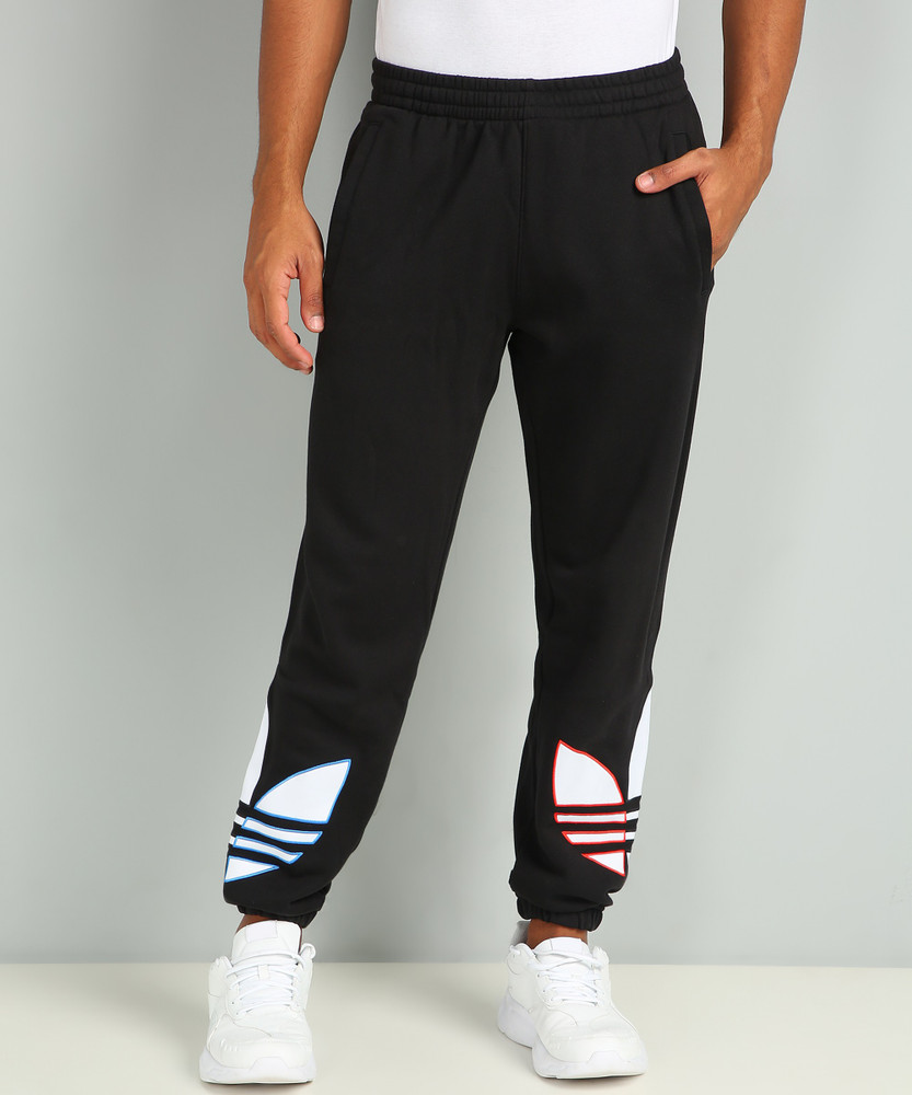 ADIDAS ORIGINALS Embellished Men Black Track Pants