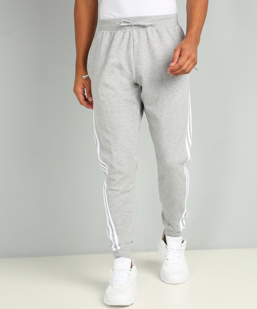 grey adidas tracksuit bottoms mens