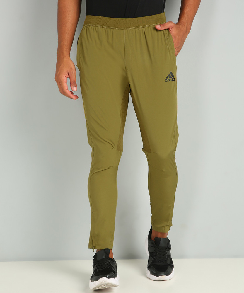 ADIDAS Solid Men Green Track Pants Buy ADIDAS Solid Men Green