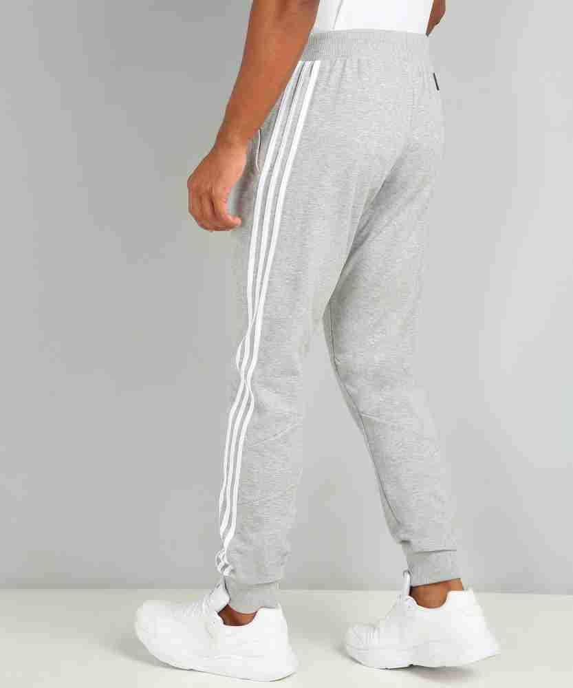 adidas Iconic Wrapping 3-Stripes Snap Track Pants - Grey