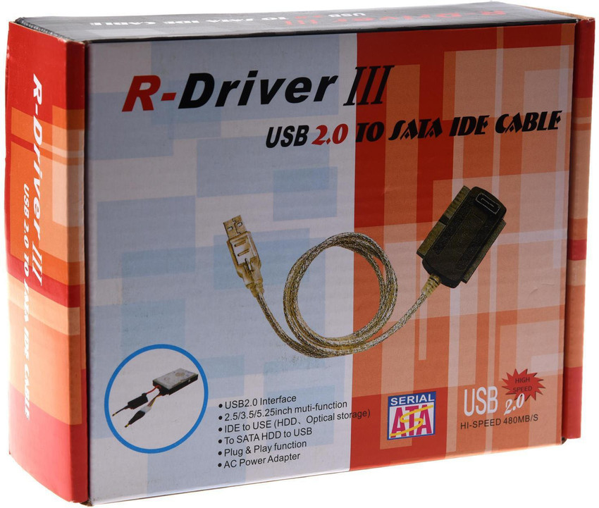 R driver iii usb on sale 2.0 to sata ide cable
