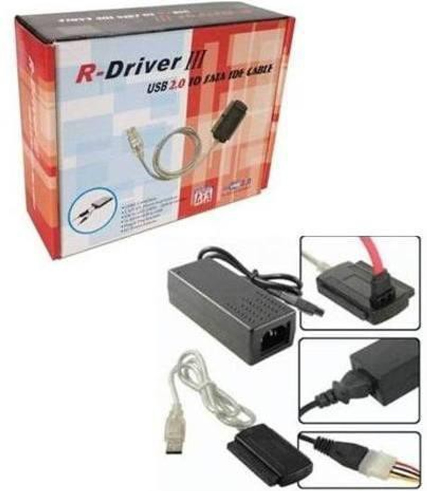 microware TV out Cable R Driver III USB 2.0 to SATA IDE Cable microware Flipkart