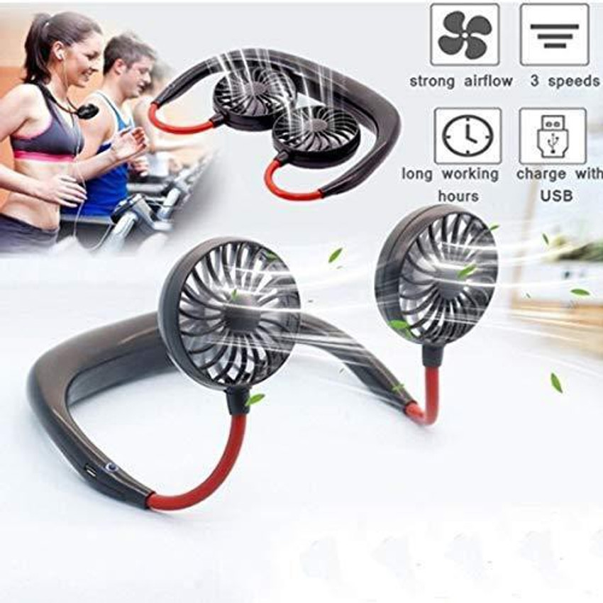Portable hanging sales neck fan