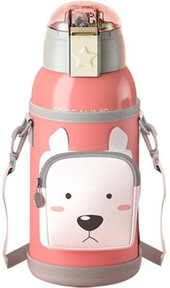 Water Bottle Bottles Flask With Shoulder Strap,small Cute 240ml