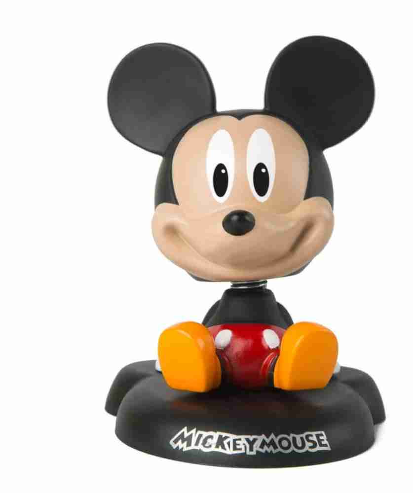 Relicon Mickey Mouse Bobble Head (Design-1) Cartoon Action Figure Toys  Collectible Showpiece for Car Dashboard  Office Workstation Desk Table Top  - Mickey Mouse Bobble Head (Design-1) Cartoon Action Figure Toys Collectible