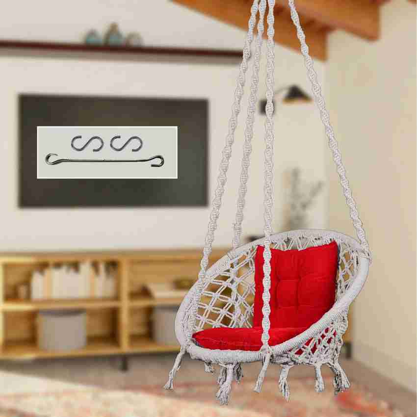 Flipkart Perfect Homes Studio Cotton Swing Chair with L Cushion