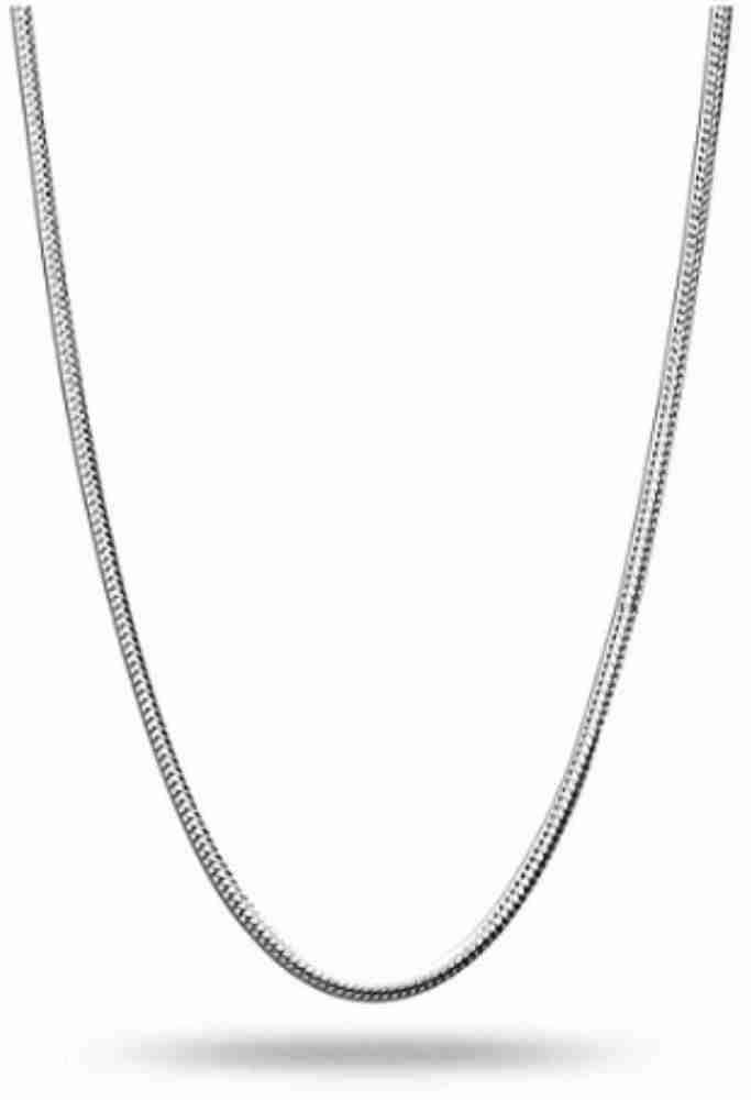 Pure silver chain sale for womens