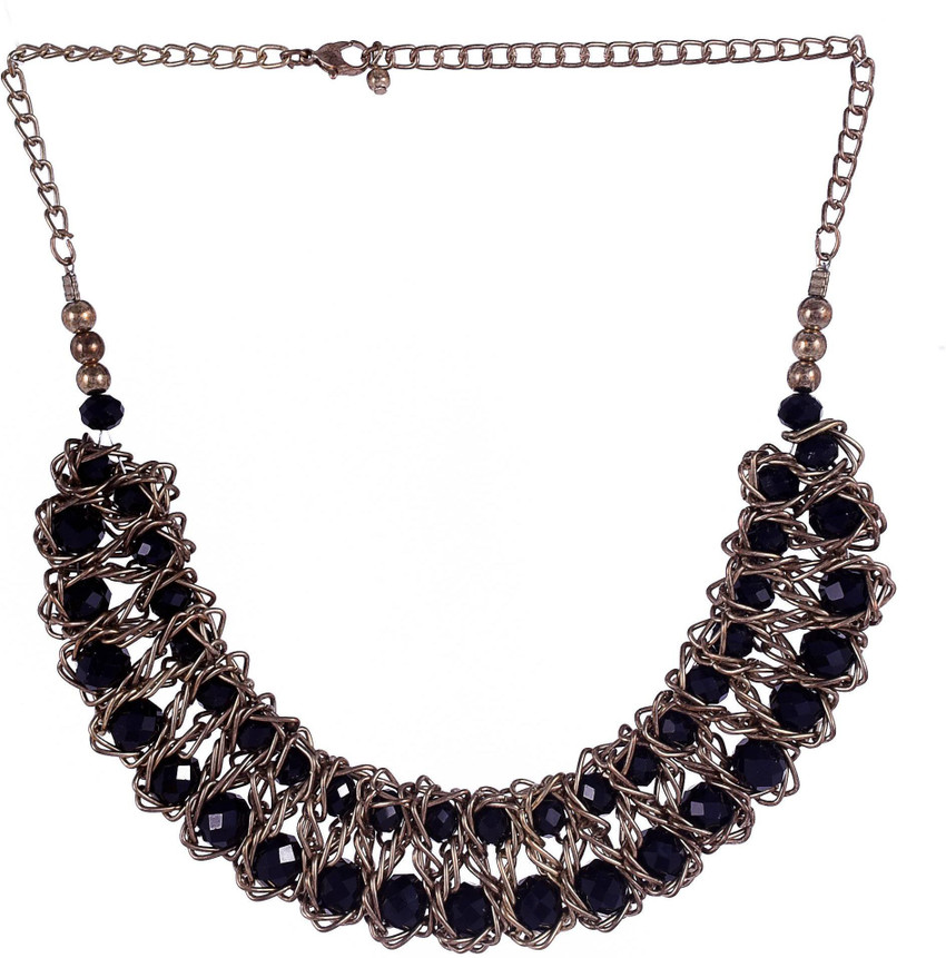 Trendy hot sale stone necklaces