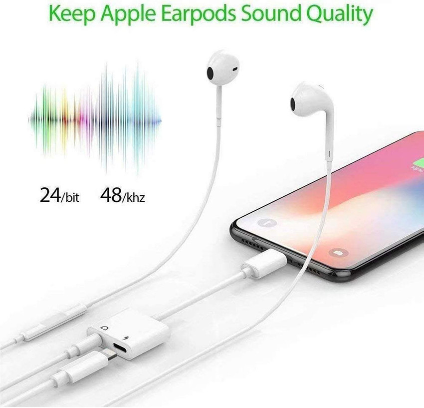 Iphone dual clearance headphone adapter