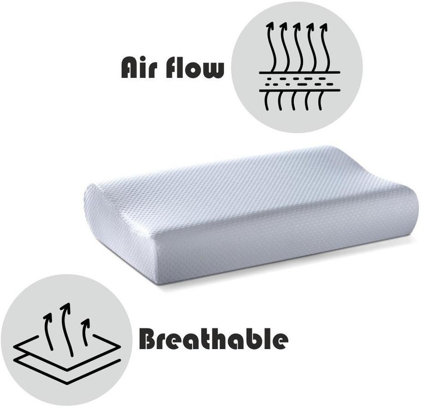 Repose Memory Foam Stripes Sleeping Pillow Pack of 1 Buy Repose Memory Foam Stripes Sleeping Pillow Pack of 1 Online at Best Price in India Flipkart