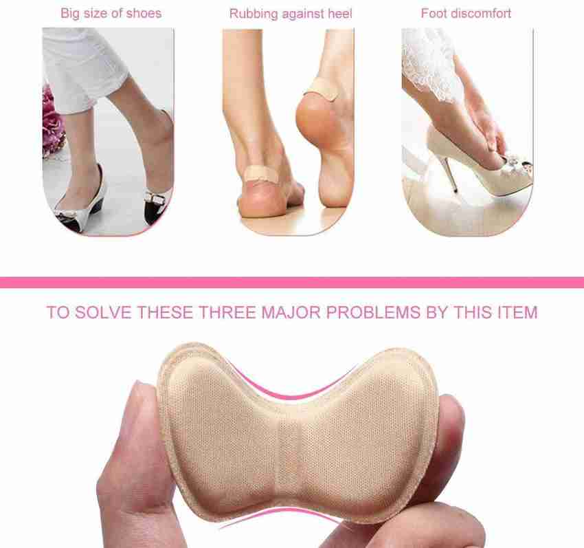 Adhesive shop heel pads