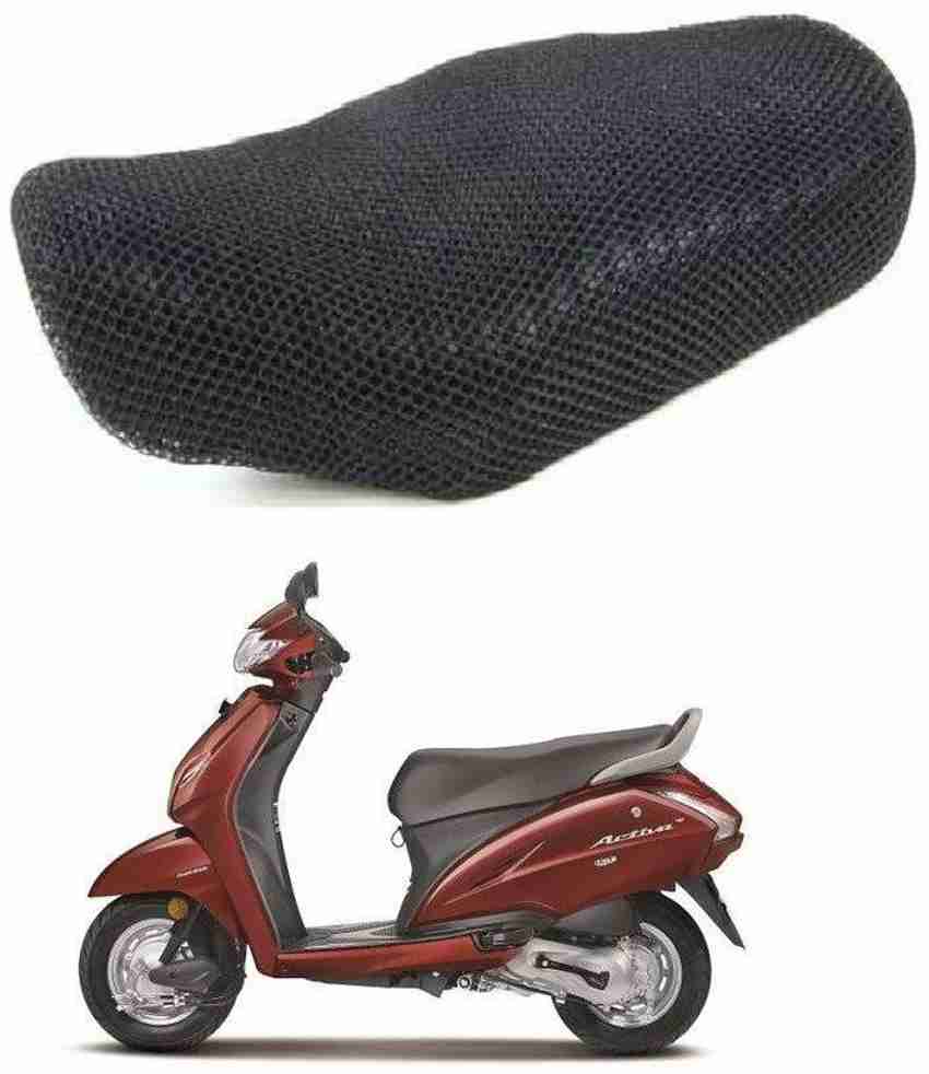 GADGET DEALS High Cushion No Heat Seat Cover For Scooty 3G 4G 5G 6G Bs 6 Activa Access Honda Hero Yamaha TVS Mahindra Single Bike Seat
