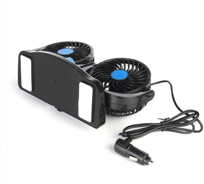 12/24V Auto Seat Ventilator 360 Degree Rotating Air Circulator Fan 3 Gear  Mini Car Air Conditioner with Clip for Auto Household - AliExpress