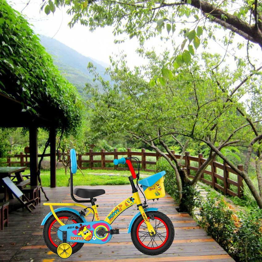BSA CHAMP Dotty 14T BICYCLE for Kids Age 3 to 5 Years Canary Yellow 14 T Road Cycle Price in India Buy BSA CHAMP Dotty 14T BICYCLE for Kids Age 3