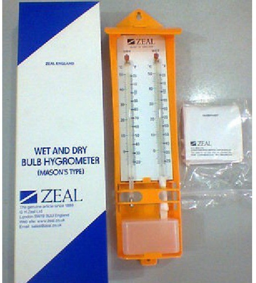 Buy Divinext Wet & Dry Zeal Bulb Zeal Hygrometer Relative Humidity