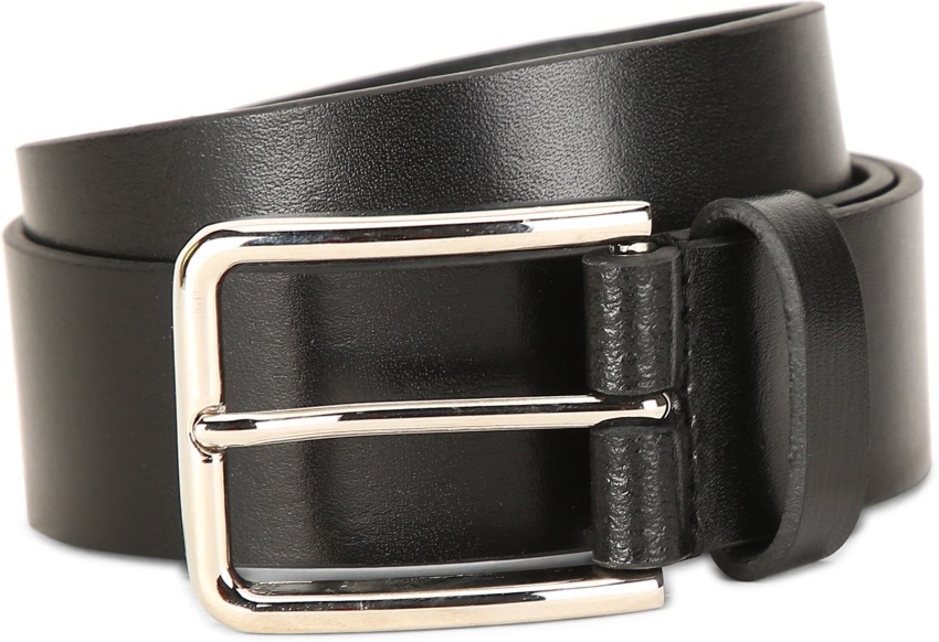 LOUIS PHILIPPE Men Formal Black Genuine Leather Belt Black - Price in India