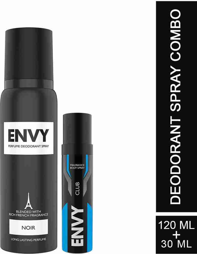 ENVY Noir 120 ml Club Nano 30 ml Combo Perfume Body Spray For