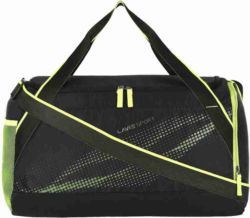 Lavie Sport AERO DUFFLE Duffel With Wheels Strolley BLACK Price in India Flipkart
