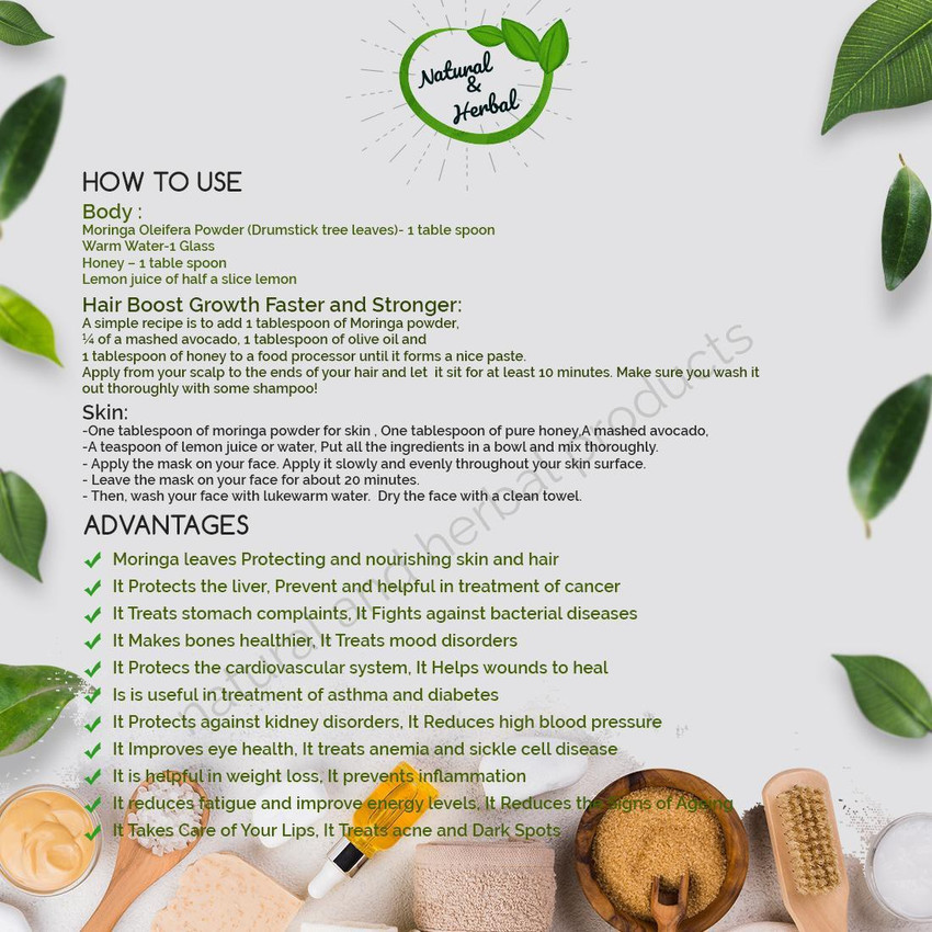 Moringa powder benefits for hair outlet