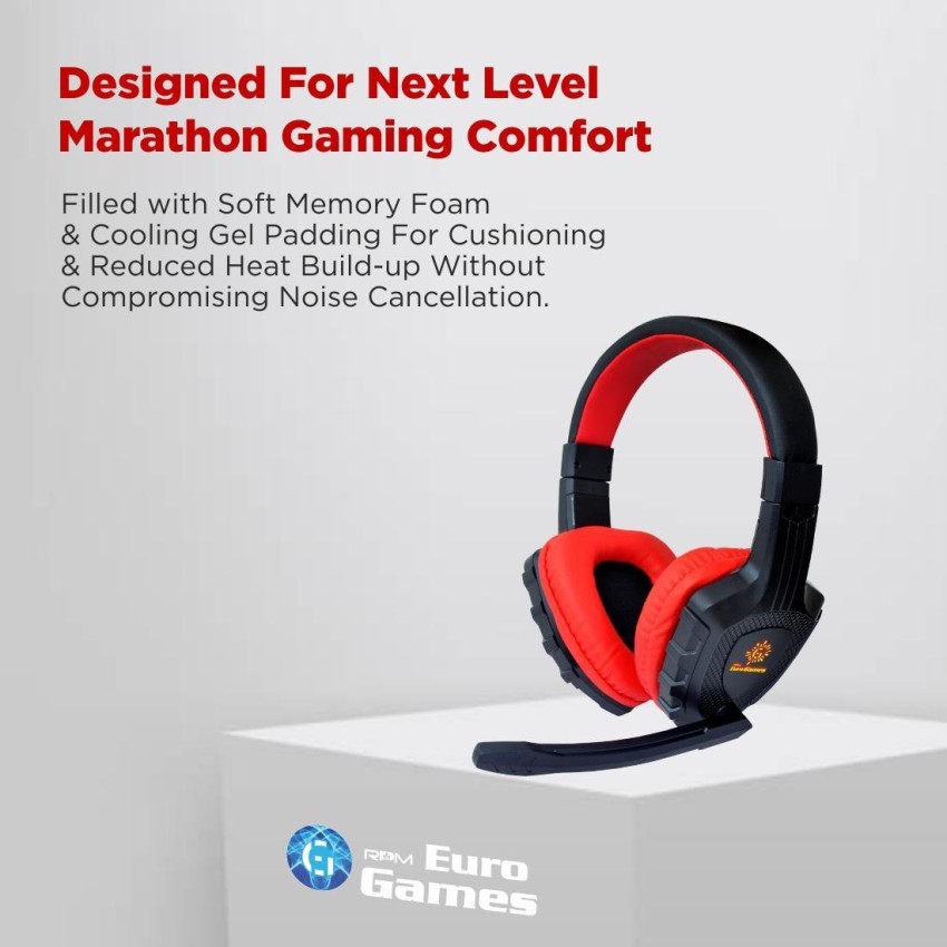 RPM Euro Games Premium Gaming Headphones Earphones With LED, Mic, 4D Sound  Wired Gaming Headset Price in India - Buy RPM Euro Games Premium Gaming  Headphones Earphones With LED, Mic, 4D Sound