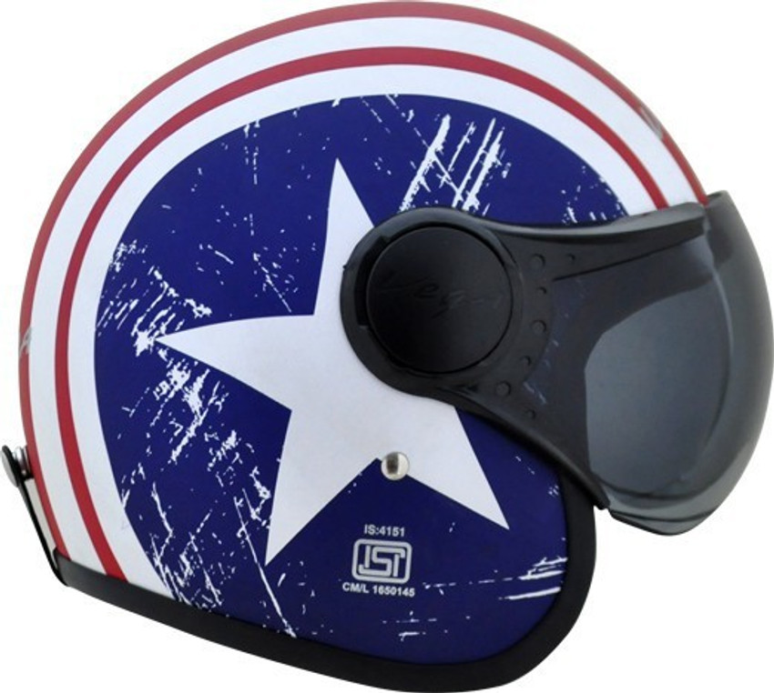 Vega jet discount captain helmet