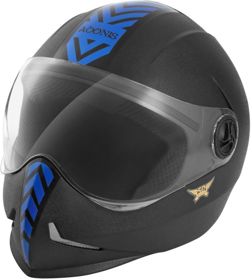 Steelbird Cyborg Double. Full Face, Inner Smoke Sun Shield And Outer Clear Visor Motorbike Helmet