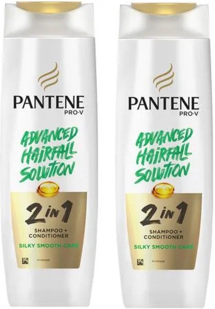 PANTENE Shampoo + Conditioner Silky Smooth Care Shampoo 340 Ml *2Pcs -  Price in India, Buy PANTENE Shampoo + Conditioner Silky Smooth Care Shampoo  340 Ml *2Pcs Online In India, Reviews, Ratings & Features