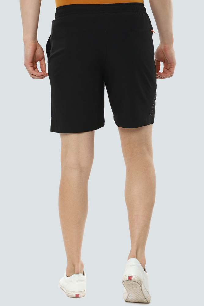 LOUIS PHILIPPE Solid Men Black Regular Shorts Buy LOUIS PHILIPPE