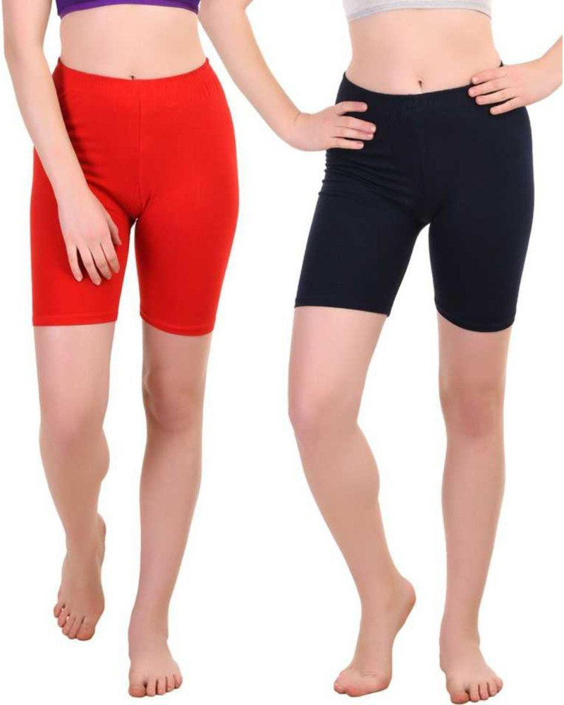 Womens red shop cycling shorts