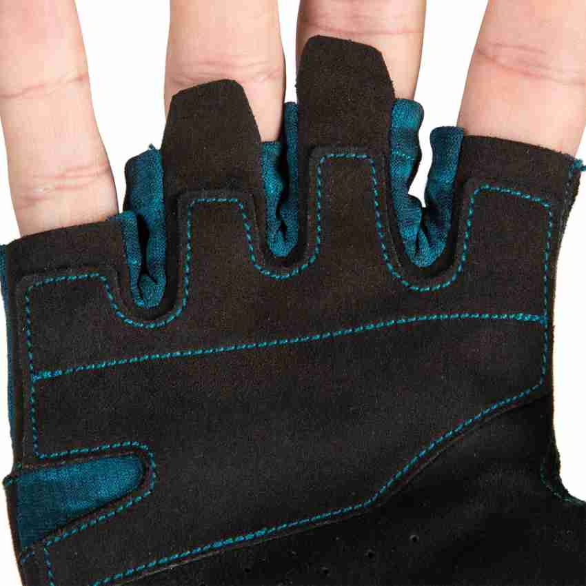 Weight Training Grip Pad Glove - Black - Decathlon