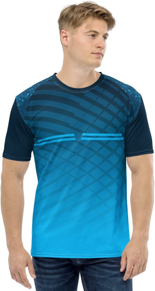 Buy JJ TEES Polyester Half Sleeve Jersey with Round Collar and