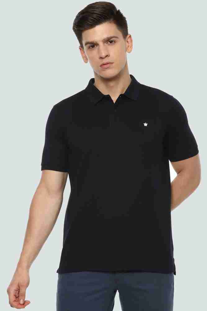 Louis Philippe Polo T-Shirts : Buy Louis Philippe Men Blue Solid