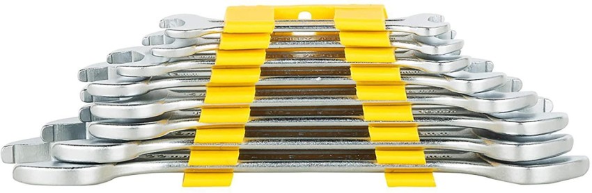 Stanley double open on sale end spanner set