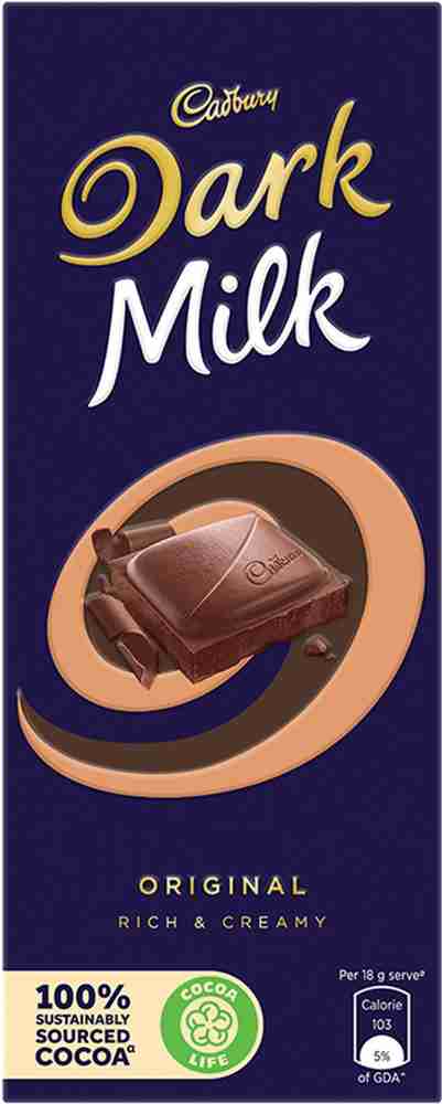 Cadbury dark milk discount