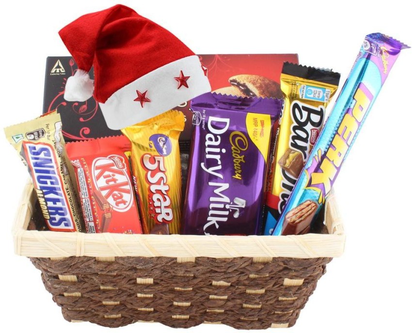 FestivalsBazar Square Shaped Mouthwatering Birthday Gift Hamper Of