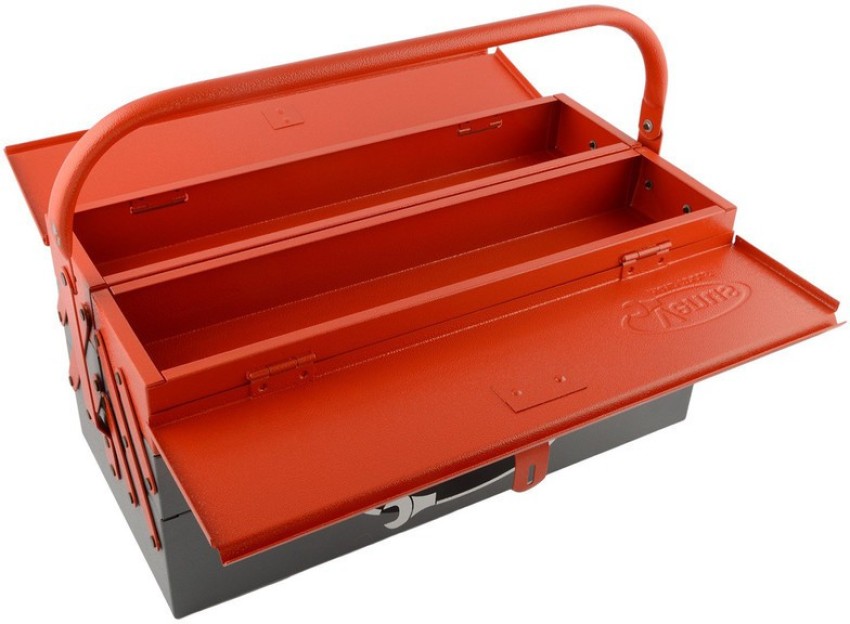 Venus VTB Metal Tool Box with 5 Compartment Box (Red)