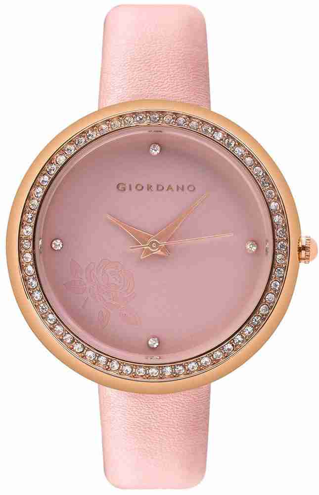 GIORDANO Pink Dial Analog Watch for Women Analog Watch For Women