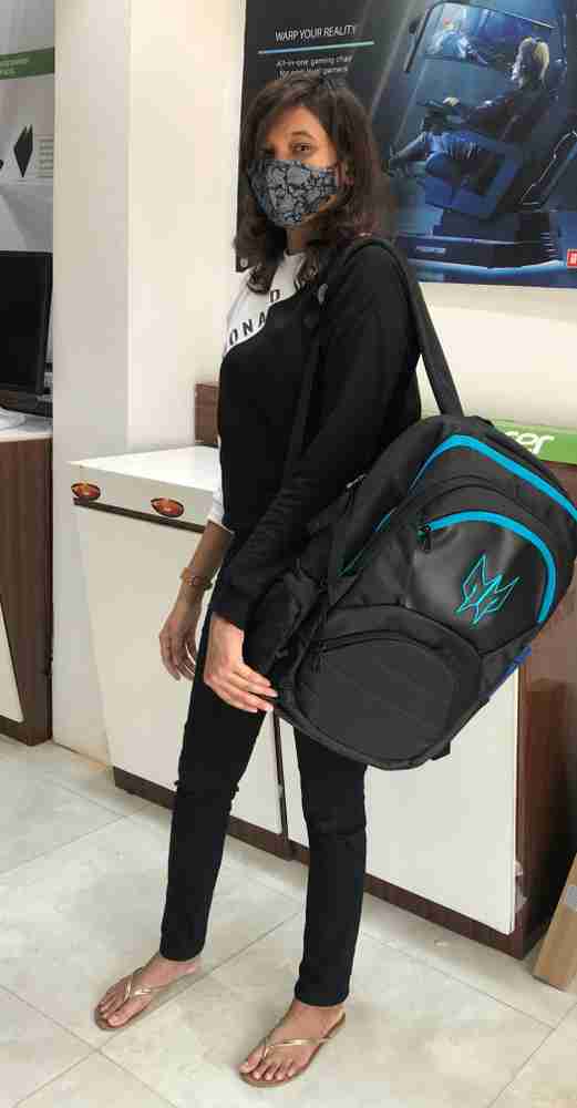 Acer Gaming Backpack With Three Compartments And Compatible For Upto 43.18 Cm Laptop Size 32 L Laptop Backpack Black Price in India Flipkart