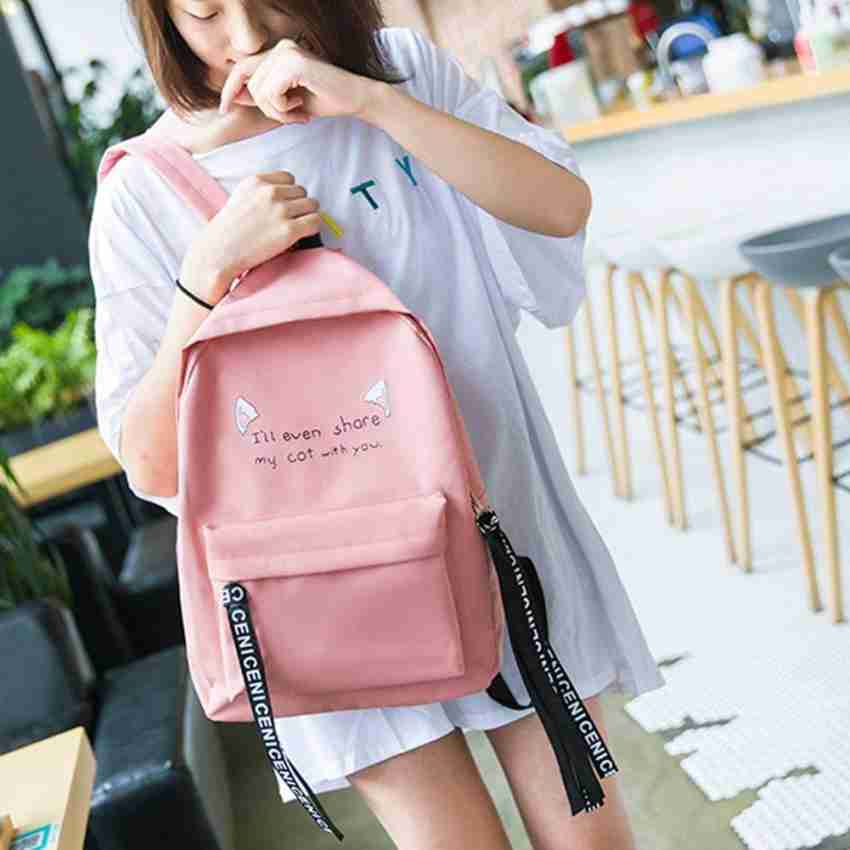 Buy Style Fashion Waterproof Women Girls Backpack Korean Design Drawstring  Chain travel College Office Bag Laptop Backpack Online at Best Prices in  India - JioMart.