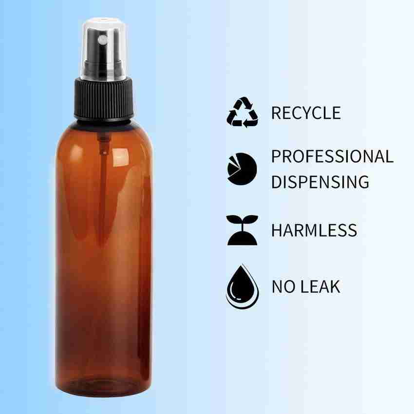 Amber plastic 2025 spray bottles