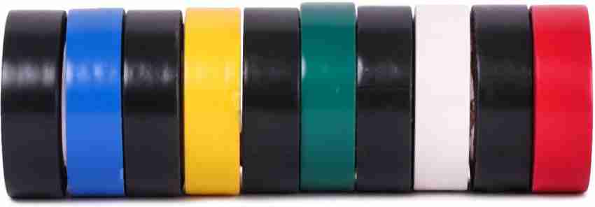 Oxcord PVC Tape Electrical Self Adhesive Insulation PVC Tape (0.125X17), 7  MTR - Pack of 10 (Assorted Colors) Price in India - Buy Oxcord PVC Tape  Electrical Self Adhesive Insulation PVC Tape (