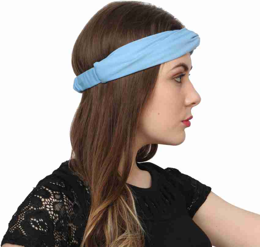 JAGTEK Sports Head Bands Hair Band for Women and Girl, Fashionable Gym  Workout Head Bands For Women's, Multicolored, 10 Grams, Pack of 7 Head Band  (Multicolor)